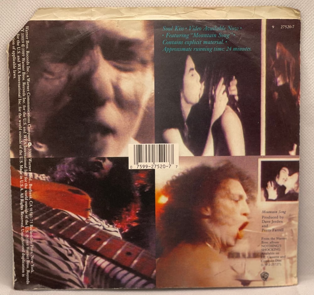 Jane's Addiction β Mountain Song 1988 7β 45rpm