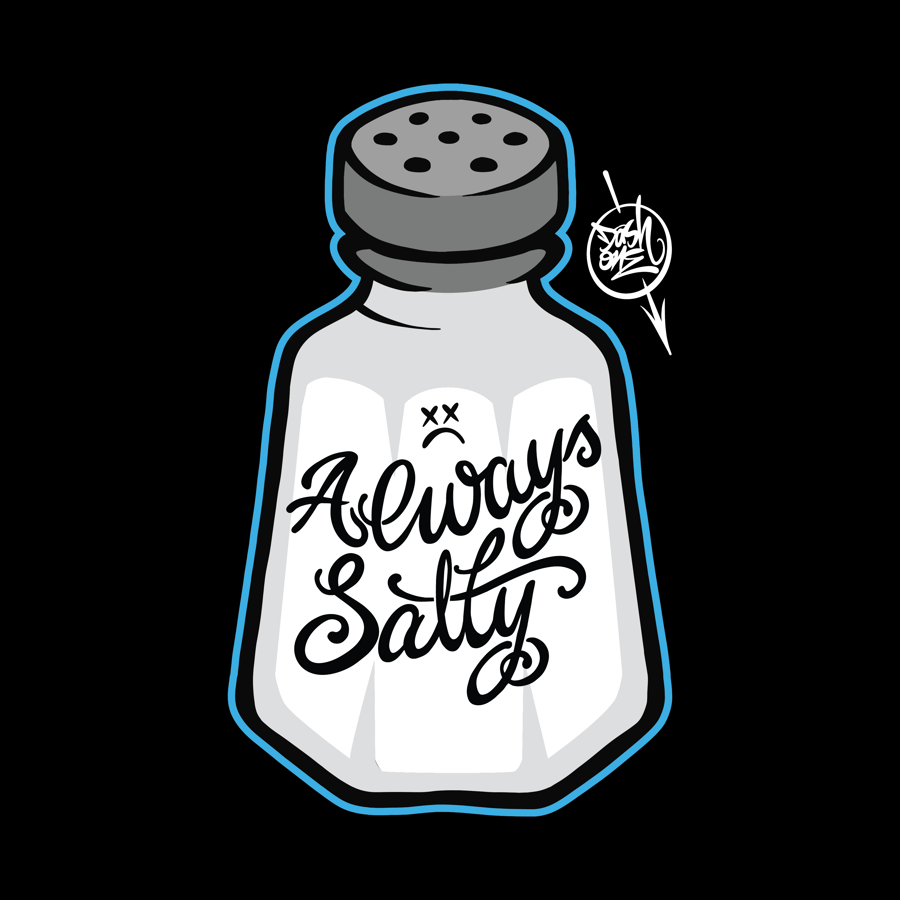 Image of Lousy Values - Always Salty T-Shirt