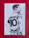 Lionel Messi original art