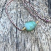 Image 1 of Chrysoprase Touchstone Necklace