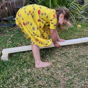 Image of Wooden Balance beam