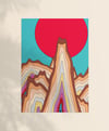 Volcano Print