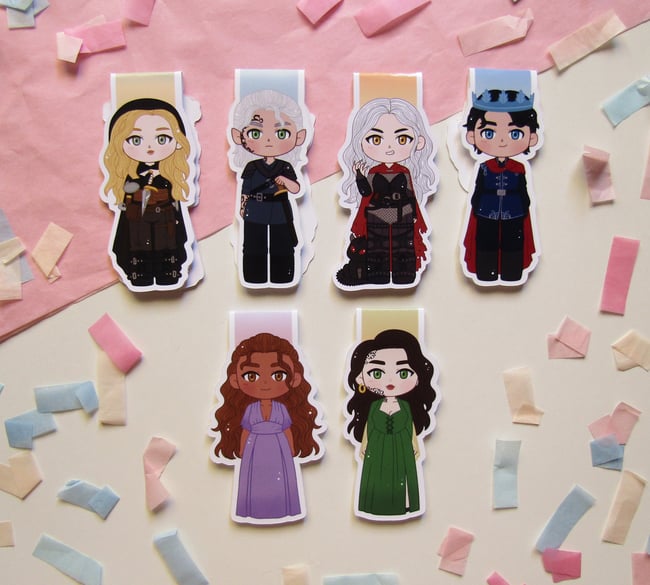 THRONE OF GLASS BOOKMARKS | LittleBeth