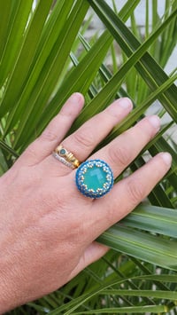 Image 2 of Bague Calcédoine MACOUBA