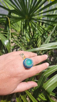 Image 1 of Bague Calcédoine MACOUBA