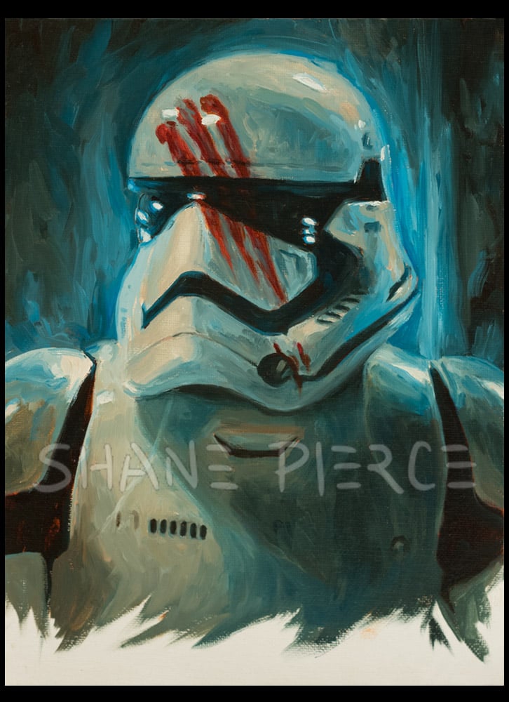 Image of Star Wars Trooper Oil Painting