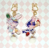 Image 2 of PREORDER: White Rabbit Festival Bunny Charms