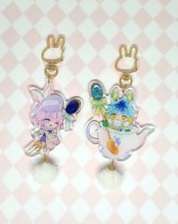 Image 3 of PREORDER: White Rabbit Festival Bunny Charms