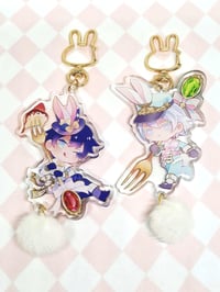 Image 4 of PREORDER: White Rabbit Festival Bunny Charms