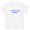 7 FIGURES STACKED FIGURES TEE WHITE/BLUE