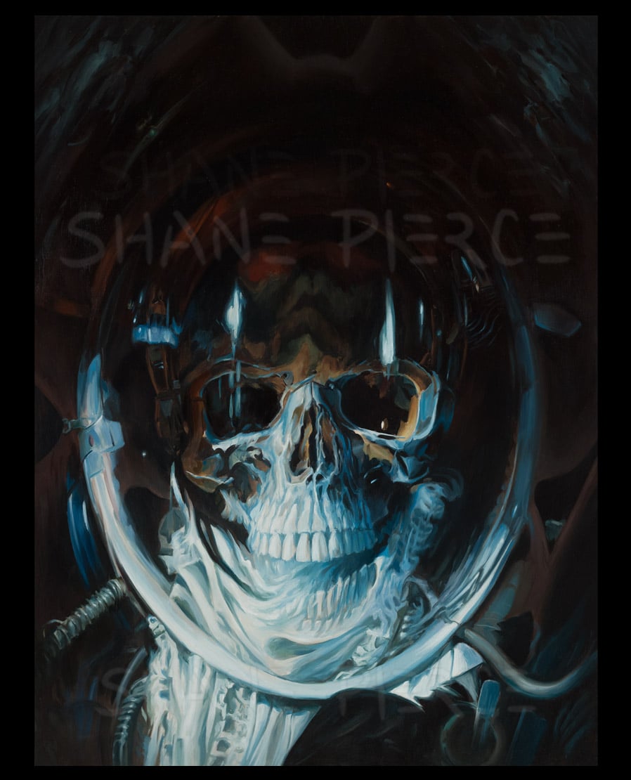 Image of Skull'naught "Stygian" Oil painting