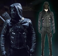 Green Arrow Season 5 Prometheus Costume Quentin Lance Cosplay Costume