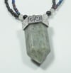 Labradorite pendulum pendant necklace