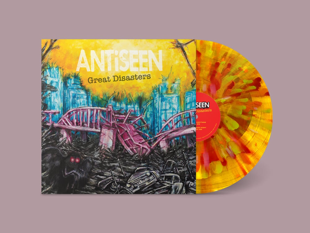 ANTiSEEN - "Great Disasters" LP ("Radiation Sunburst" Vinyl)