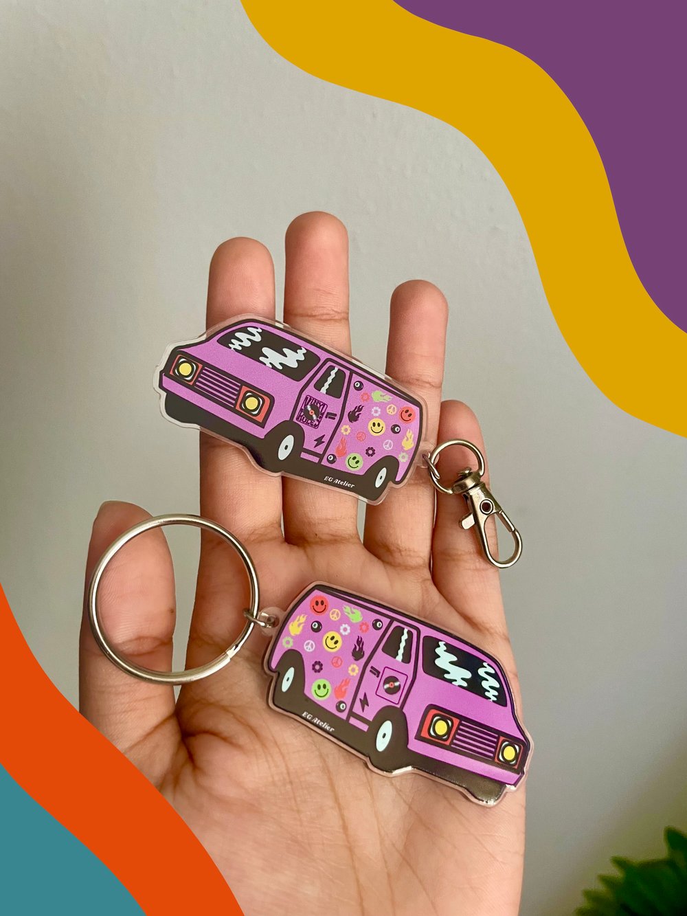 Image of Joy Ride keychain