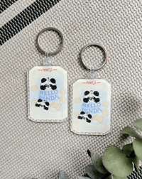 Hello Panda Keychain