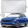 EcoNour Car Shade Front Windshield | Windshield Dash Protector for Maximum UV Rays and Sun Heat Prot