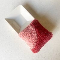 Punch Needle Pin Pillow - Curved