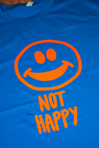 Image 2 of NOT HAPPY CHARITY T-SHIRT 