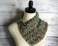 Image 1 of Foliage and Bloom Button Cozy Crochet Pattern