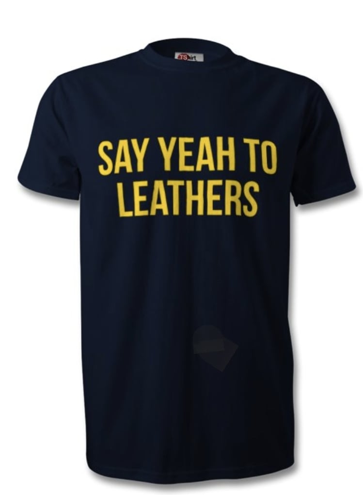 Image of LEATHERS BLACK SAY YEAH TSHIRT £20.00 in p&p