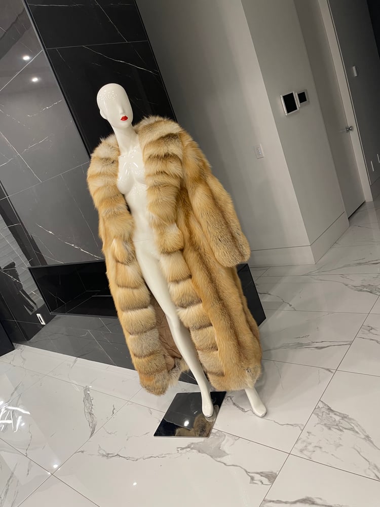 Image of Hustler Fox Fur Coat