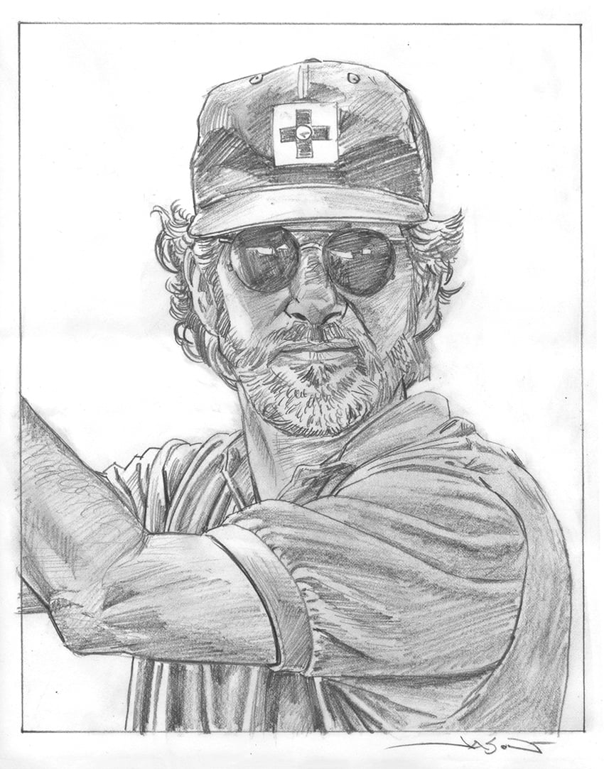 "Directors: Spielberg" - 8" x 10" original pencil drawing