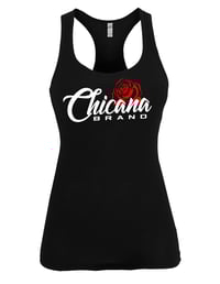 Image 6 of Rose Black Tank Top 