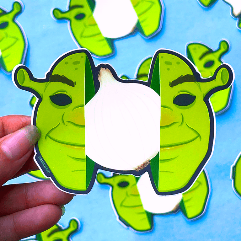 Shrek T-Pose | Sticker