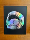 Cuddled Up In Space Holographic Rainbow Foil