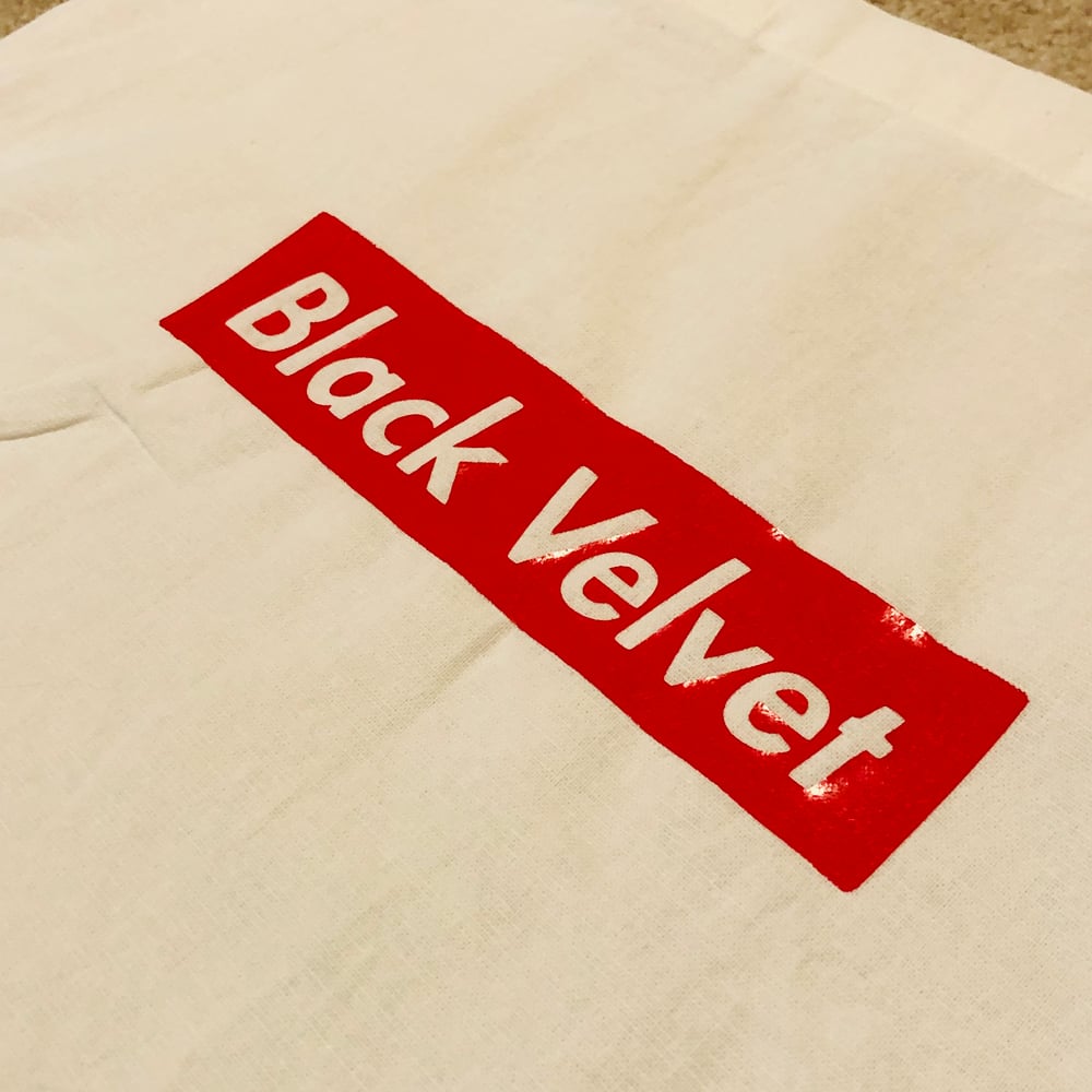 Image of "Black Velvet" Tote Bag (Choose Color)