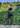 M High waist Red Bats over Black leggings