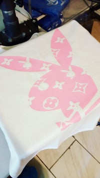 Image 1 of Pink Playboy Bunny "DIFFERENT" T-shirt