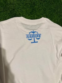 Image 2 of BLUE/WHITE "DIFFERENT"⚖️ T-SHIRT