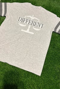 Image 1 of Grey/White "DIFFERENT" ⚖️ T-shirt