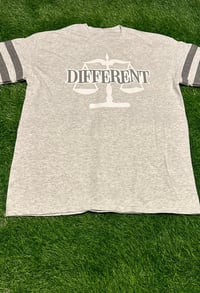 Image 2 of Grey/White "DIFFERENT" ⚖️ T-shirt
