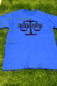 Image 2 of Blue/Black "DIFFERENT" ⚖️ T-shirt