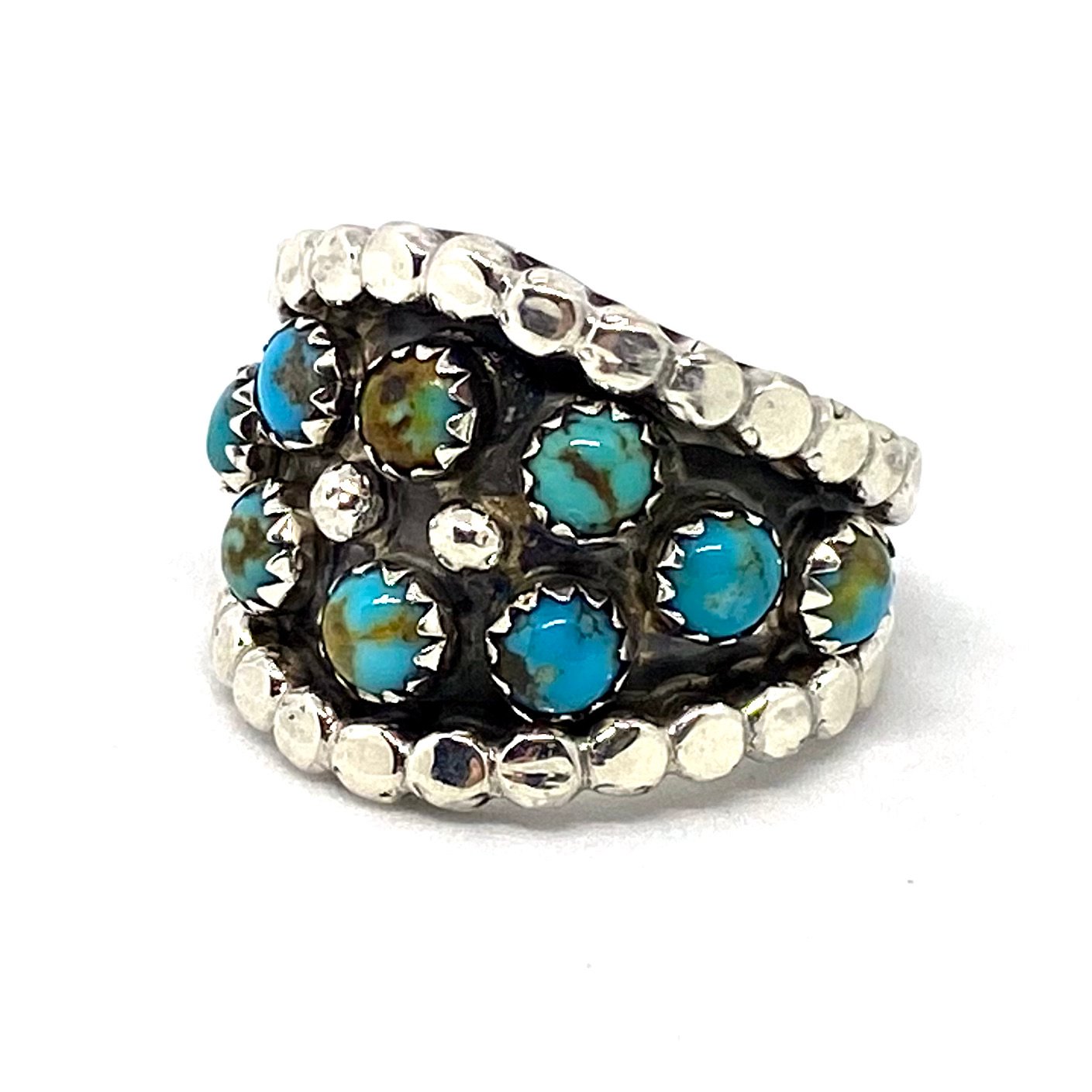 Turquoise Rock Ring Size 6 Beyond Buckskin Boutique