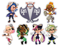 Squid kid Charms