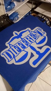 Image 2 of Blue/Grey "DIFFERENT"⚖️ T-shirt