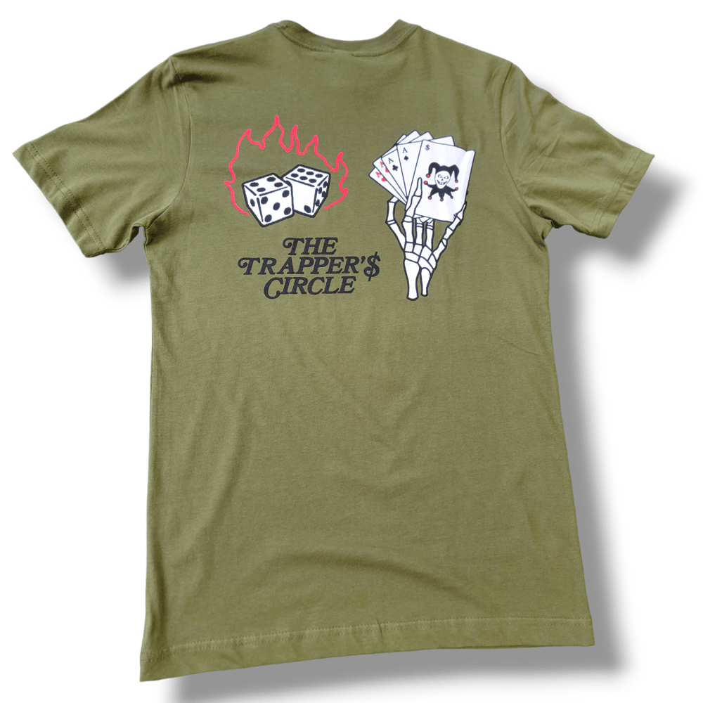 The Trapper's Circle tee olive