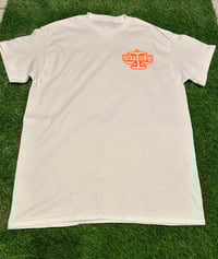 Image 2 of Orange/White "DIFFERENT"⚖️ Tshirt + BUCKET HAT