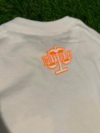 Image 4 of Orange/White "DIFFERENT"⚖️ Tshirt + BUCKET HAT