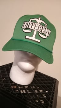 Image 3 of DIFFERENT⚖️ Trucker Hats Pink/Green & White/Green/Black