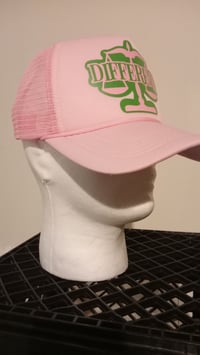 Image 2 of DIFFERENT⚖️ Trucker Hats Pink/Green & White/Green/Black