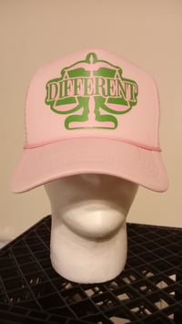 Image 1 of DIFFERENT⚖️ Trucker Hats Pink/Green & White/Green/Black