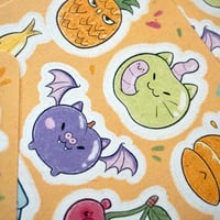 Image 4 of Vegetable Animals - A6 Recycled Paper Sticker Sheet 
