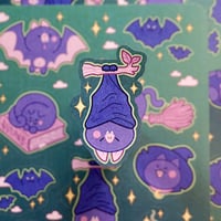 Image 4 of Magic Season - Bats and Black Cats - A6 Recycled Paper Sticker Sheet