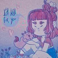 Image 5 of I'd Kill - Human with Animals - A6 Digital Print on Recycled Paper