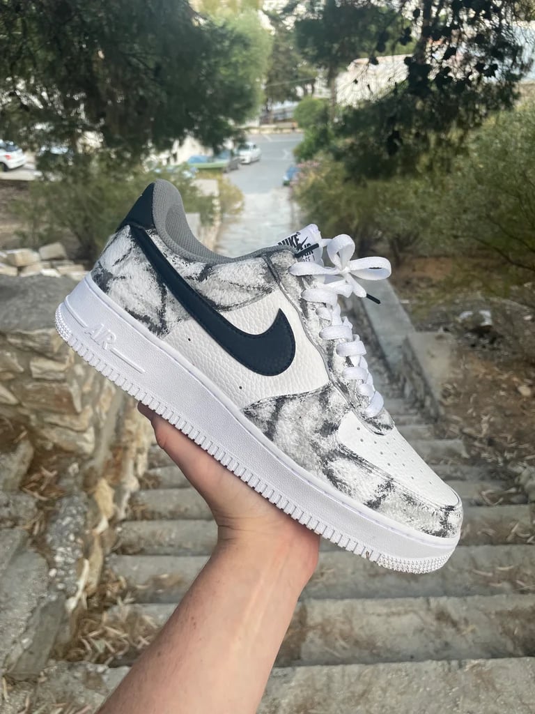 Nike Grey Snakeskin Air Force E1_Artist